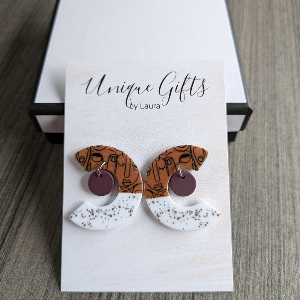 Face It Acrylic Earrings